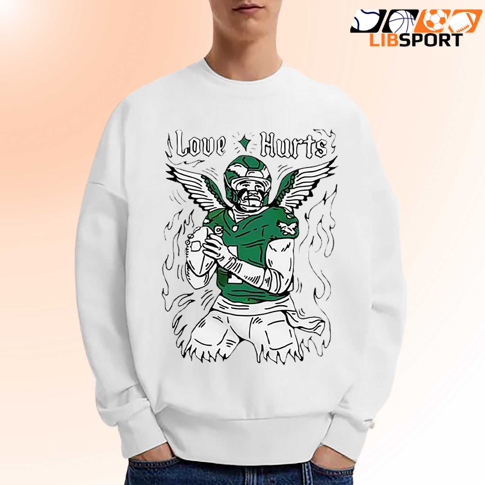 Love Jalen Hurts Philadelphia Eagles Shirt, Unisex Philly Fan T-Shirt